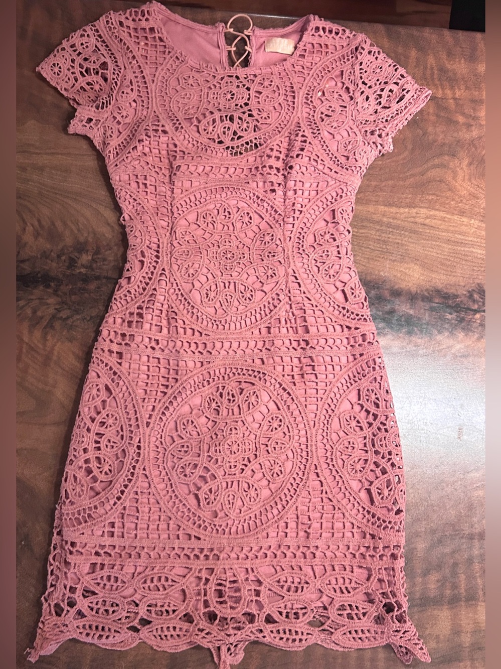 ASOS Love Triangle Crochet Lace Mini Dress